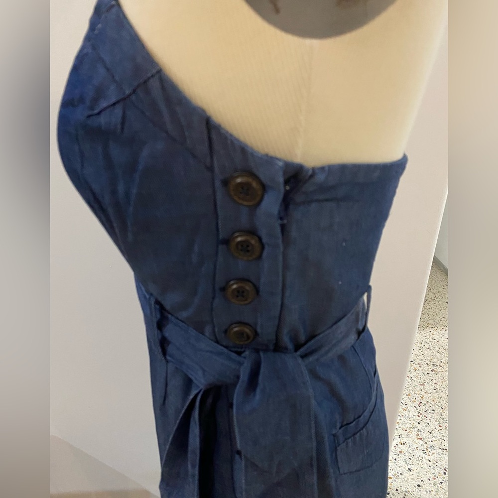 Anthropology Elevenses size 0 halter jumpsuit - Picture 4 of 6